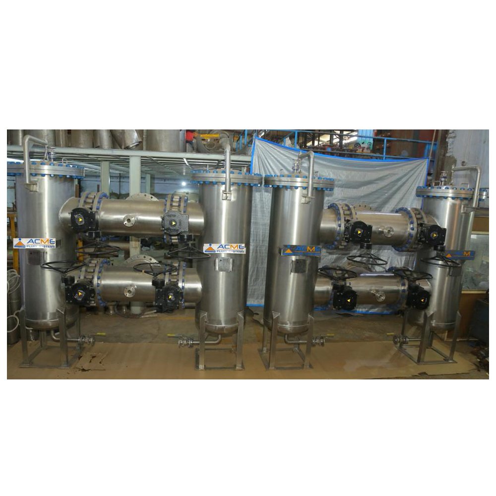 20 inch 150# Duplex Strainers with Monel internals for export to Rawanda