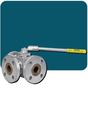 3-Way Ball Valve Screwed